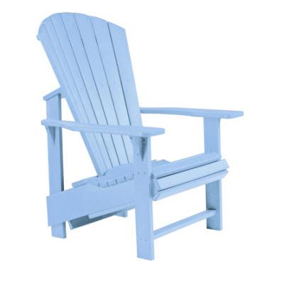 blue plastic muskoka chairs