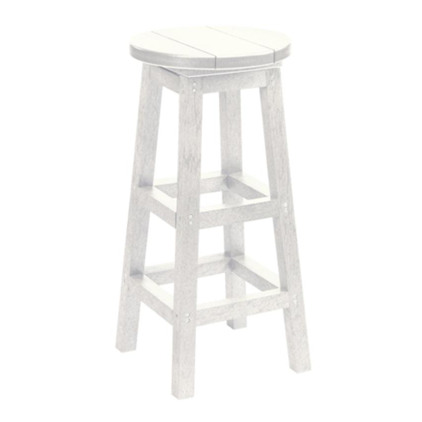 C.R. Plastic Products Generation C21-02 Bar Stool - White