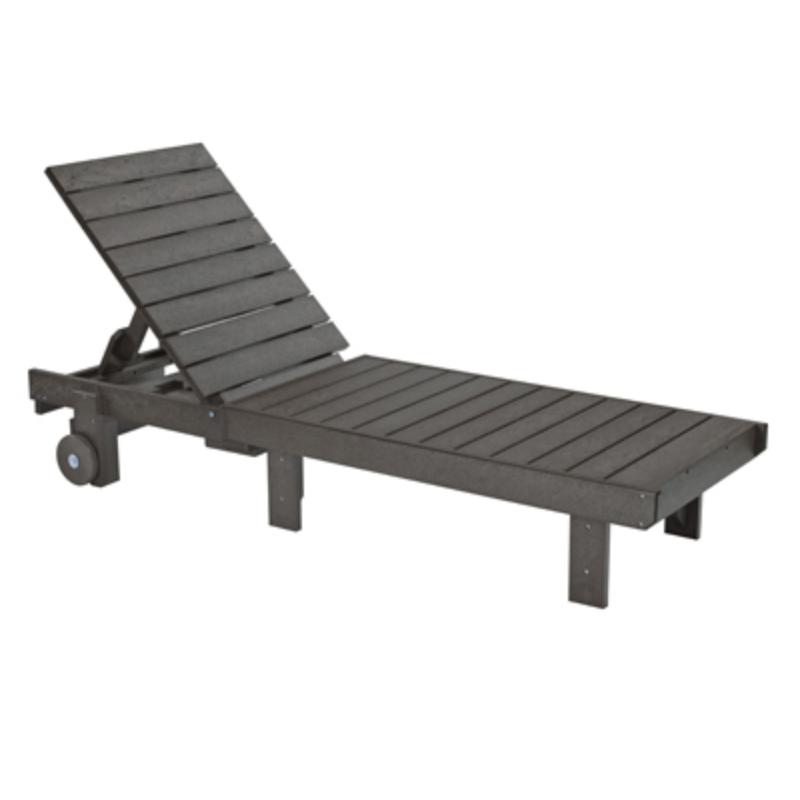 C.R. Plastic Products Generation L78-18 Chaise Lounge - Slate
