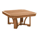 C.R. Plastic Products Outdoor Tables Cocktail / Coffee Tables Square Cocktail Table T30 Cedar