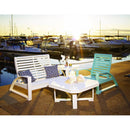 C.R. Plastic Products Outdoor Tables Cocktail / Coffee Tables Square Cocktail Table T30 Sky Blue