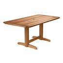 C.R. Plastic Products Outdoor Tables Dining Tables Rectangle Dining Table T11 Cedar