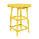 C.R. Plastic Products Outdoor Tables Pub Tables Pub Table TB03 Yellow