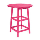 C.R. Plastic Products Outdoor Tables Pub Tables Pub Table TB03 Fuchsia