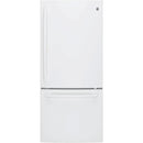 GE 30-inch, 20.9 cu. ft. Bottom Freezer Refrigerator GDE21EGKWW IMAGE 1