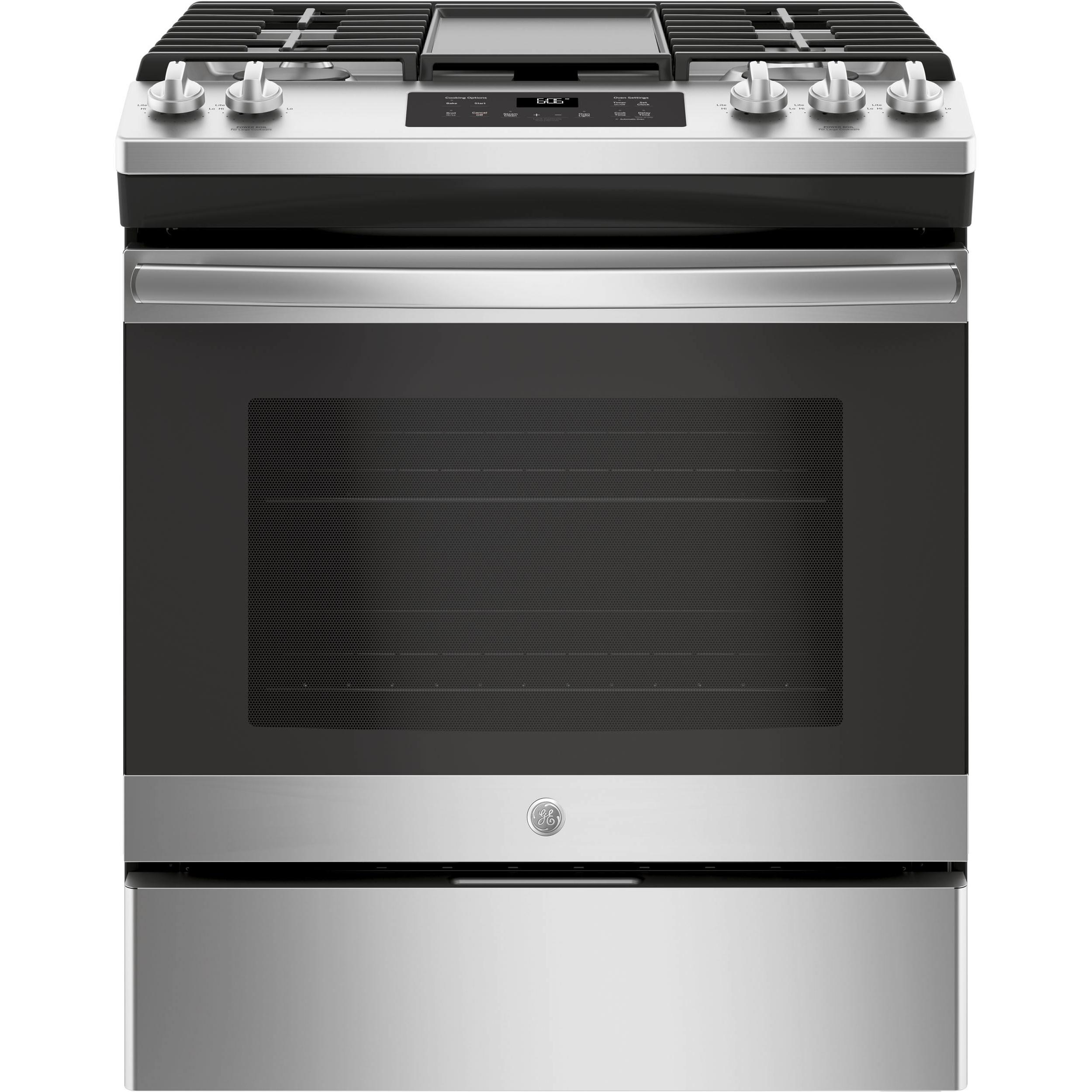 GE 30-inch Slide-In Gas Range JGSS66SELSS