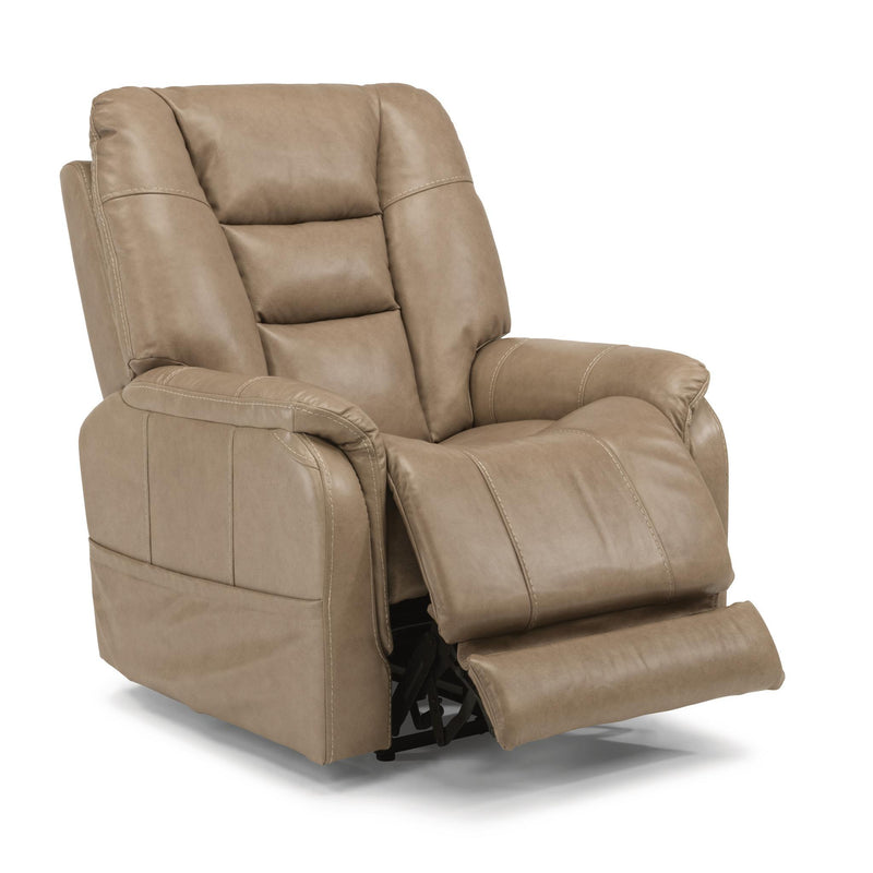 Flexsteel Theo Power Leather Match Recliner 1569-50PH 490-80 IMAGE 3