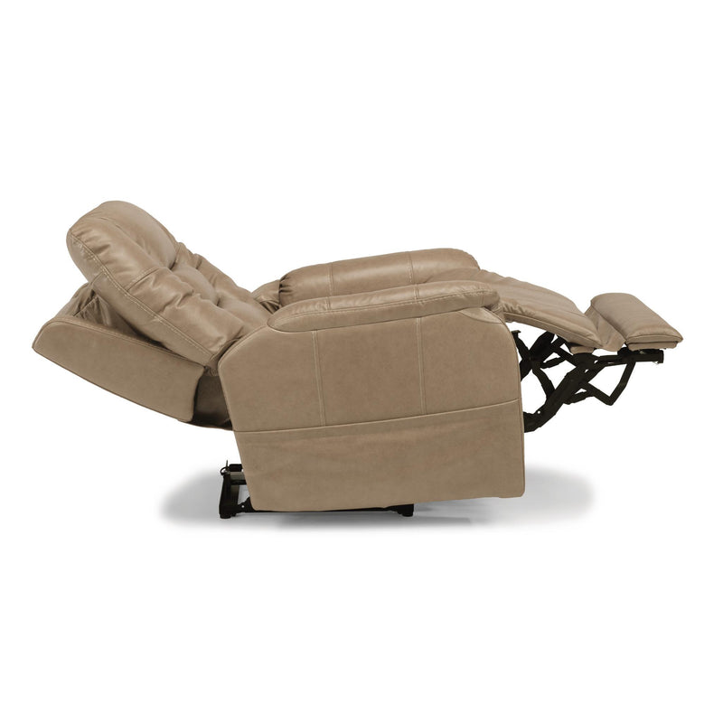 Flexsteel Theo Power Leather Match Recliner 1569-50PH 490-80 IMAGE 5