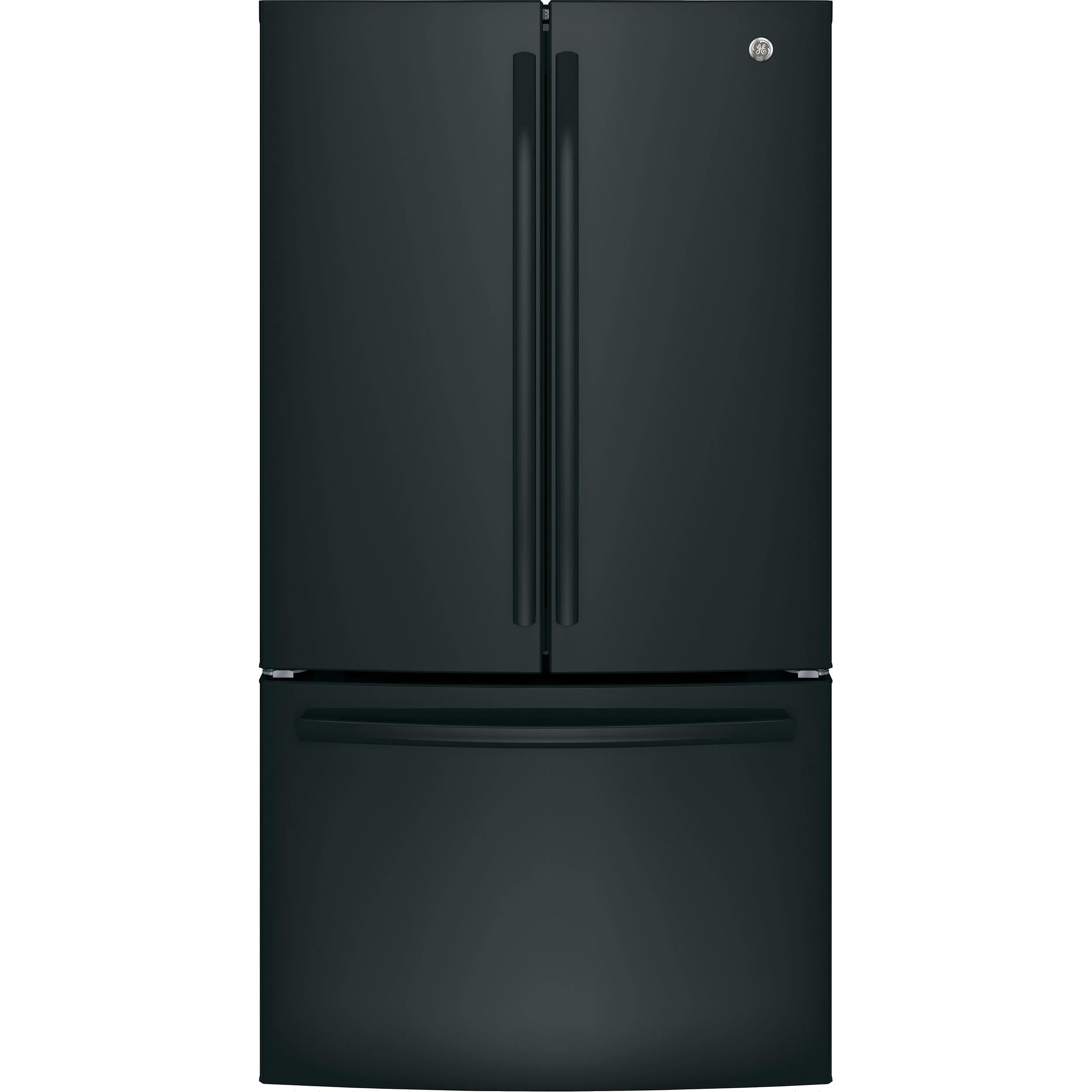 (No 1208-2) Beleg 27インチ グレー GE 36-inch, 27 cu.ft. Freestanding French 3-Door Refrigerator with Int