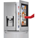 LG 36-inch, 27.8 cu.ft. Freestanding French 4-Door Refrigerator with Slim SpacePlus® Ice System LMXS28596S IMAGE 8