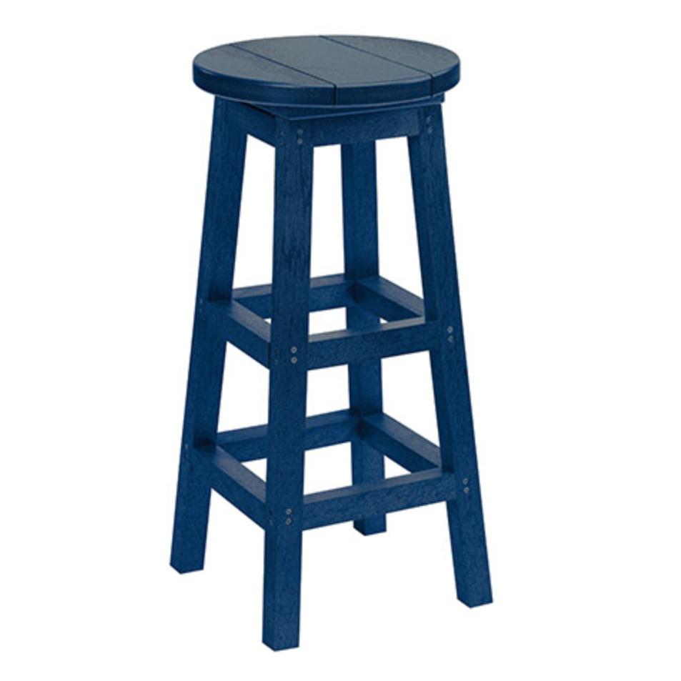 C.R. Plastic Products Generation C21-20 Bar Stool - Navy