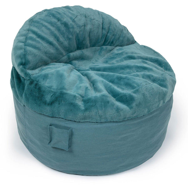 CordaRoy's Nest King Fabric Bean/Foam Chair KC-NEST-BL IMAGE 1