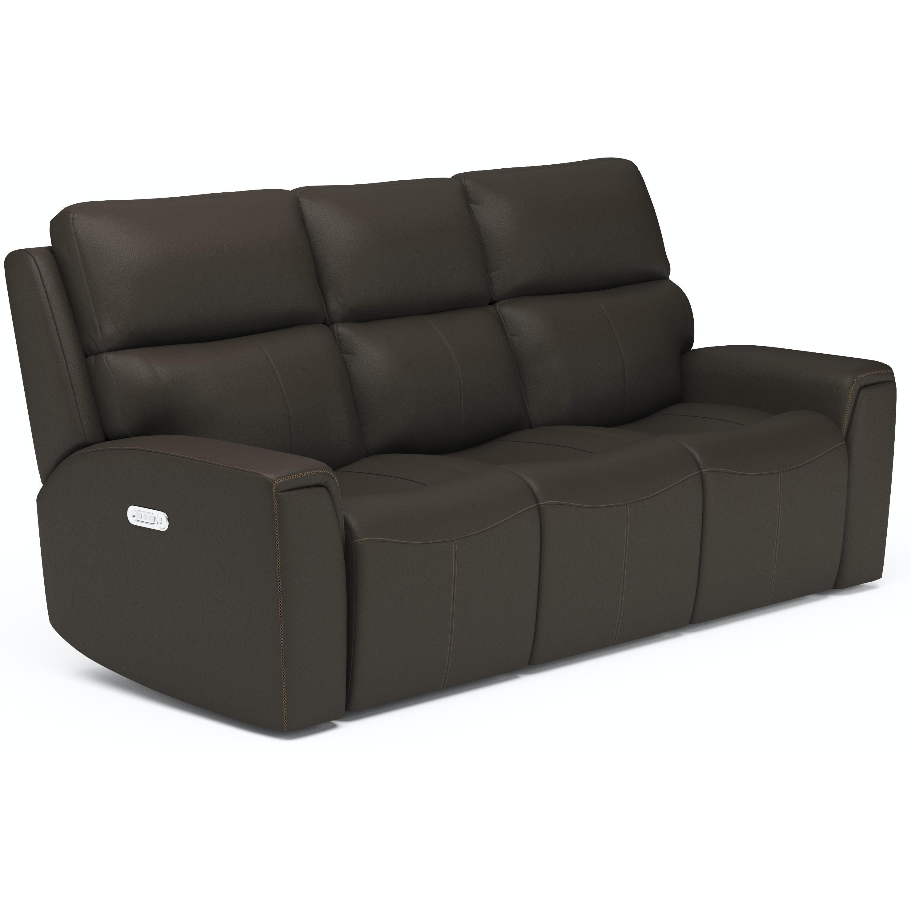 Flexsteel Jarvis 1828-62PH Power Reclining Sofa with Power Headrests