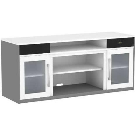 Twin-Star International Ashford TV Stand with ClassicFlame® Electric F
