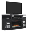Twin-Star International Cantilever TV Stand with ClassicFlame® Electric Fireplace 26MM5508-NB04 IMAGE 4