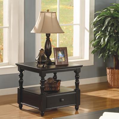 Legends Furniture Forest Glenn End Table Forest Glenn ZGF4100ABK IMAGE 1