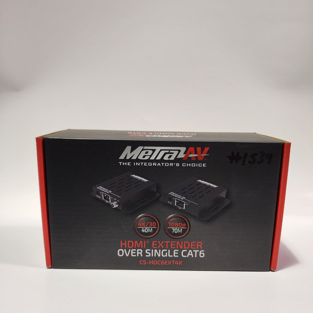 HDMI Extender Over Single Cat6 CS-HDC6EXT4K HDMI Extender Over Single Cat6 CS-HDC6EXT4K