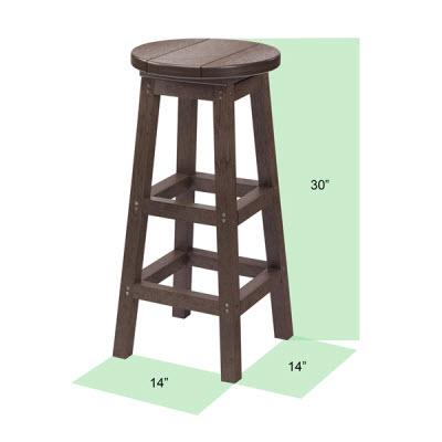 C.R. Plastic Products Outdoor Seating Stools C21-02 IMAGE 2