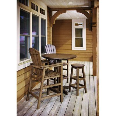 C.R. Plastic Products Outdoor Seating Stools C21-02 IMAGE 4