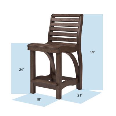 C.R. Plastic Products Outdoor Seating Dining Chairs C36-16-07 IMAGE 2