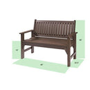 C.R. Plastic Products Outdoor Seating Benches B01-14 IMAGE 2