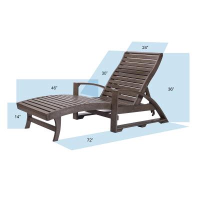 C.R. Plastic Products Outdoor Seating Lounge Chairs L38-07 IMAGE 2