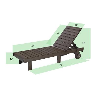 C.R. Plastic Products Outdoor Seating Lounge Chairs L78-02 IMAGE 3