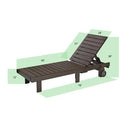 C.R. Plastic Products Outdoor Seating Lounge Chairs L78-18 IMAGE 3