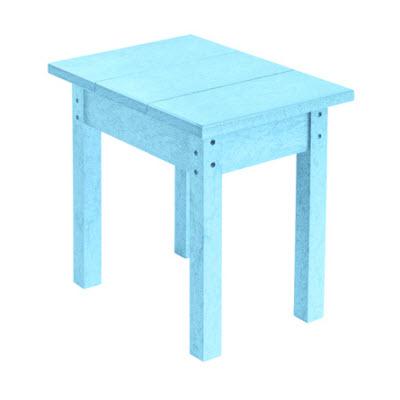 C.R. Plastic Products Outdoor Tables End Tables Small Table T01 Aqua #11 IMAGE 1