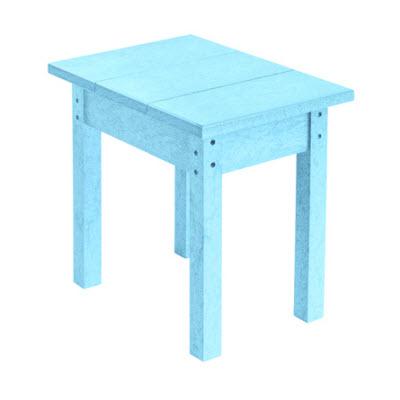 C.R. Plastic Products Outdoor Tables End Tables Small Table T01 Aqua