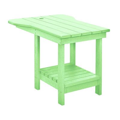 C.R. Plastic Products Outdoor Tables End Tables Tête-à-Tête A12 Lime Green #15 IMAGE 1