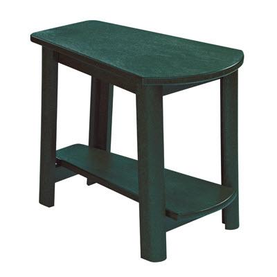 C.R. Plastic Products Outdoor Tables End Tables Addy Side Table T04 Green #06 IMAGE 1