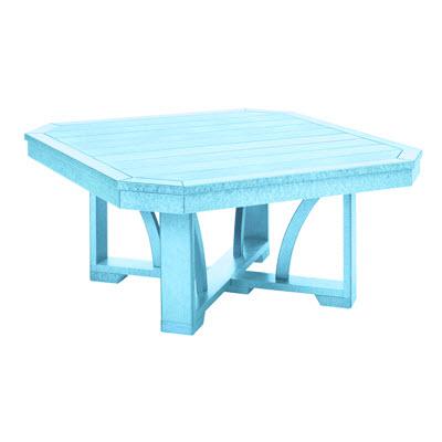 C.R. Plastic Products Outdoor Tables Cocktail / Coffee Tables Square Cocktail Table T30 Aqua #11 IMAGE 1