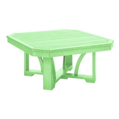 C.R. Plastic Products Outdoor Tables Cocktail / Coffee Tables Square Cocktail Table T30 Lime Green #15 IMAGE 1