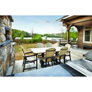 C.R. Plastic Products Outdoor Tables Dining Tables Rectangle Dining Table T11 Sky Blue