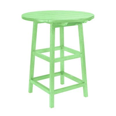 C.R. Plastic Products Outdoor Tables Pub Tables Pub Table TB03 Lime Green #15 IMAGE 1