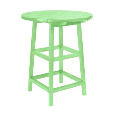 C.R. Plastic Products Outdoor Tables Pub Tables Pub Table TB03 Lime Green