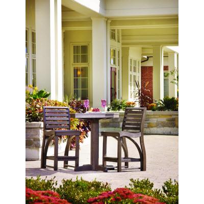 C.R. Plastic Products Outdoor Tables Counter Height Tables T36-02 IMAGE 3