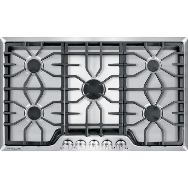 Frigidaire Gallery 36-inch Built-In Gas Cooktop FGGC3645QS IMAGE 1