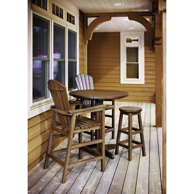 C.R. Plastic Products Outdoor Seating Stools C23-12 IMAGE 2