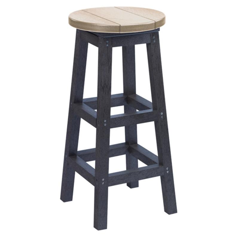 C.R. Plastic Products Outdoor Seating Stools C23-14-07 IMAGE 1
