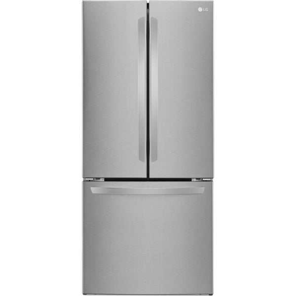 LG 30-inch, 21 cu.ft. Freestanding French 3-Door Refrigerator with Smart Cooling® System LFCS22520S IMAGE 1