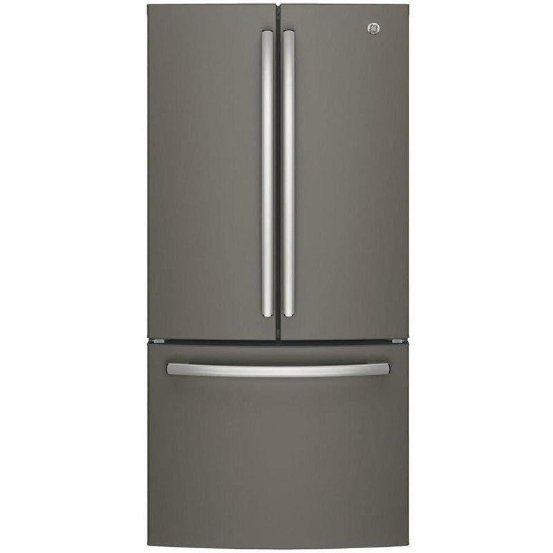 GE 33-inch, 24.8 cu. ft. French 3-Door Refrigerator with Internal Water Dispenser GNE25JMKES IMAGE 1