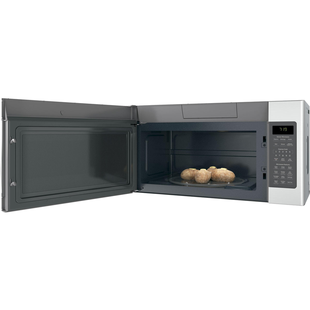 GE 30 inch 1.9 cu. ft. Over the Range Microwave Oven JVM7195SKSS