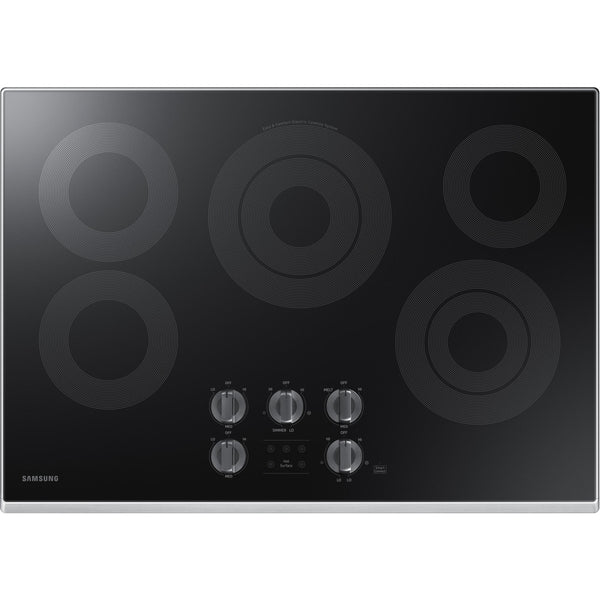  Samsung 30-inch Built-In Electric Cooktop NZ30K6330RS/AA IMAGE 1