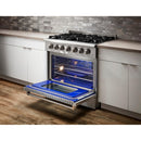  Thor Kitchen 36-inch Freestanding Gas Range HRG3618U IMAGE 12