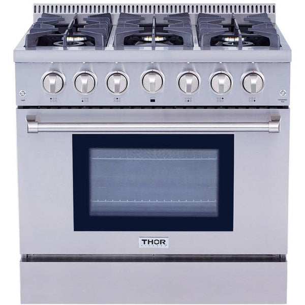  Thor Kitchen 36-inch Freestanding Gas Range HRG3618U IMAGE 1