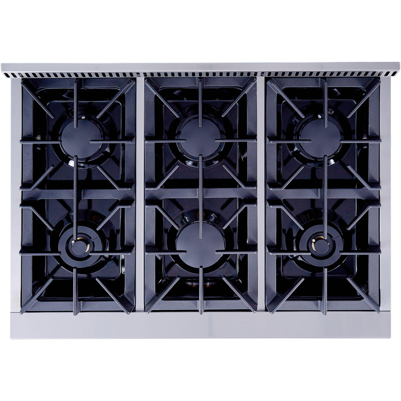  Thor Kitchen 36-inch Freestanding Gas Range HRG3618U IMAGE 3
