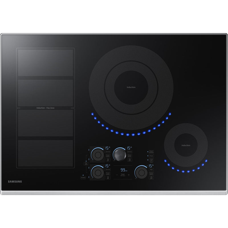  Samsung 30-inch Built-in Induction Cooktop with Virtual Flame Technology™ NZ30K7880US/AA IMAGE 1