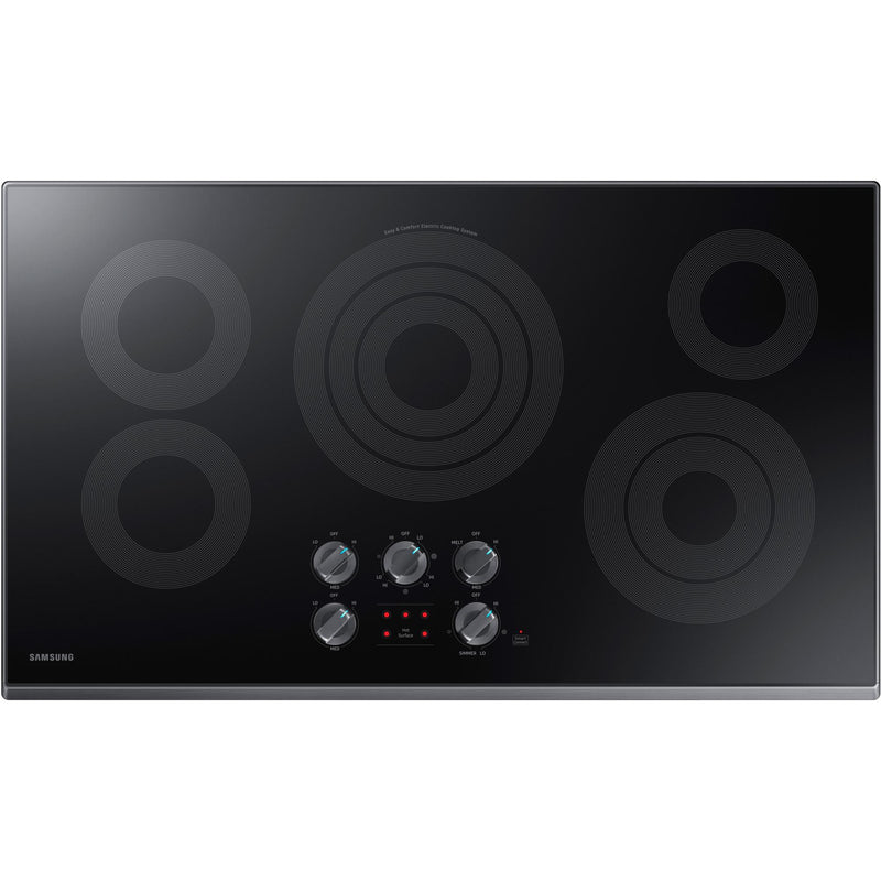  Samsung 36-inch Built-In Electric Cooktop NZ36K6430RG/AA IMAGE 1